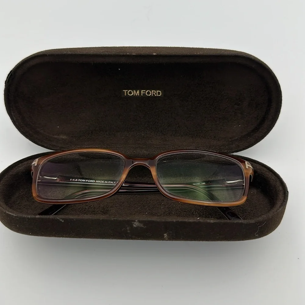 Tom Ford Brown Eyeglasses with Case (prescription)